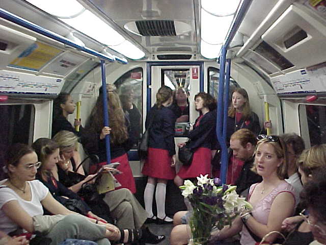 Riding the TUBE to see Beauty and the Beast