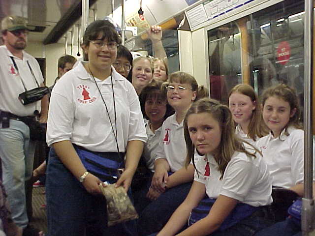 The Texas Girls Choir on the TUBE in London