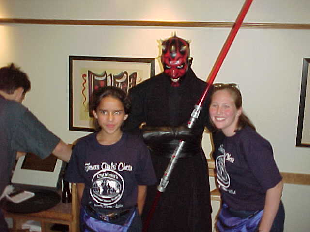 Pictures with Darth Maul